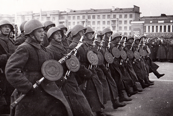 Kuybyshev battle parade 1941 13